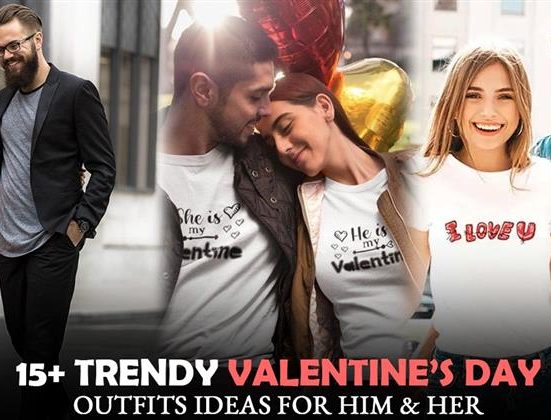 Valentine outfits for couple blog banner