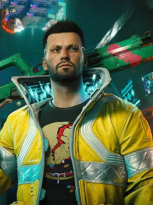 Cyberpunk 2077 Edgerunners David Martinez Yellow Jacket for Sale