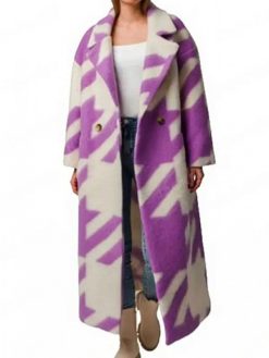 Emily in Paris Season O3 Emily Purple Coat for sale
