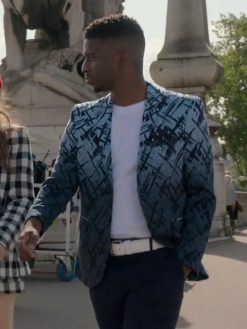 Julien-Emily-In-Paris-S03-Samuel-Arnold-Two-Tone-Blue-Lined-Blazer