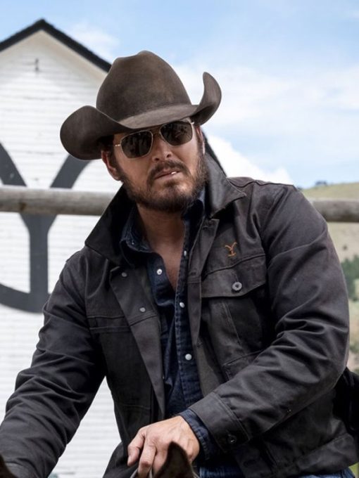 TV Series Yellowstone Cole Hauser Black Cotton Jacket