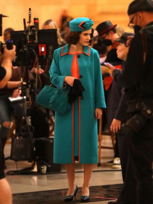 The Marvelous Mrs. Maisel Season 5 Blue Trench Coat