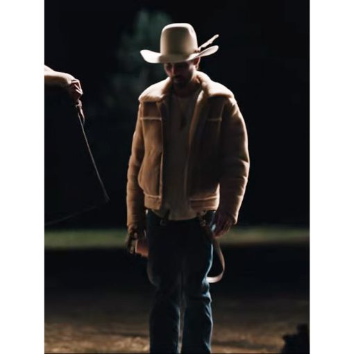 Walker-Yellowstone-S04-Ryan-Bingham-Sheepskin-Leather-Shearling-Jacket