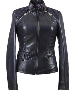 Premium Lambskin Black Leather Jacket For Women’s