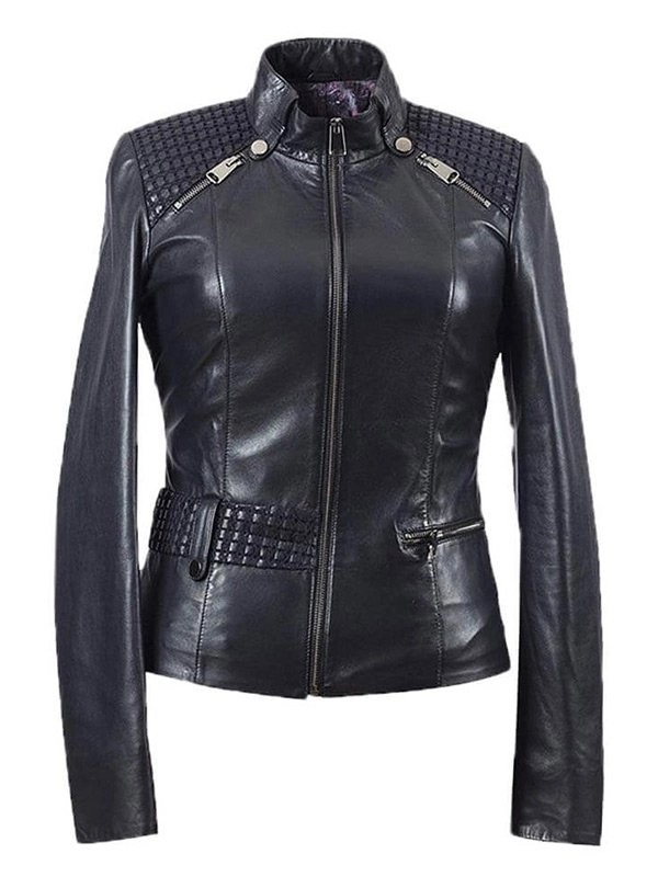 Premium Lambskin Black Leather Jacket For Women’s