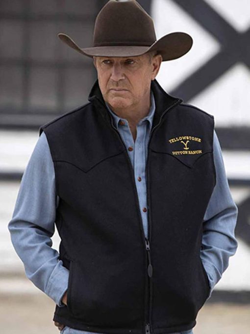 Yellowstone John Dutton Black Vest