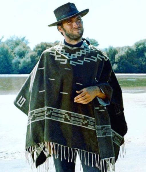 A Fistful Of Dollars Man With No Name Brown Poncho