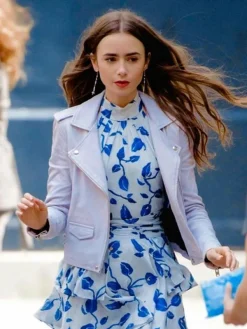Emily-in-Paris-Lily-Collins-Leather-Biker-Jacket