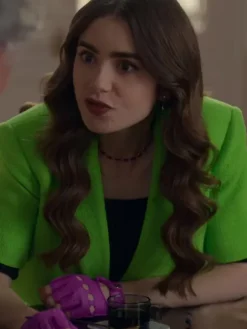 Emily-in-Paris-S02-Emily-Cooper-Green-Cropped-Blazer