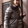 The Today Show Donna Farizan Metallic Puffer Jacket