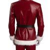 Santa Claus Red Leather Jacket