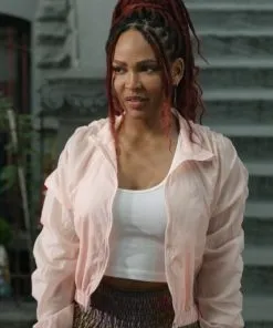 Harlem Season 2 Camille Parks Pink Bomber Jacket