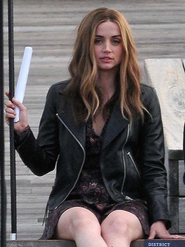 Ghosted 2023 Ana de Armas Leather Jacket - Buy Now