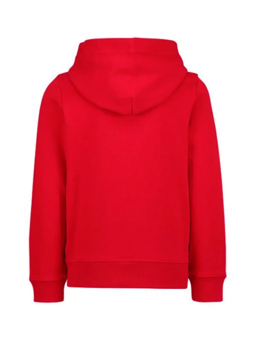 Red Pullover Fleece Hoodie