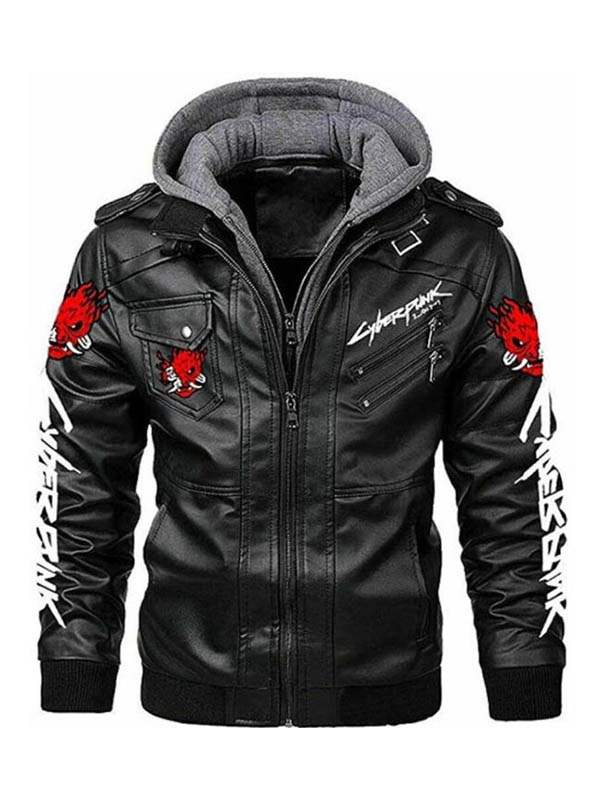 Cyberpunk 2077 Samurai Black Leather Jacket - Wilson Jackets