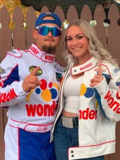 Talladega Nights Ricky Bobby Couples White Costume