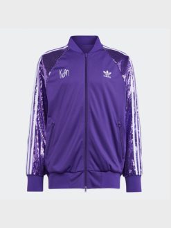 Order Now Unisex KoRn x Adidas Purple Sequin Track Jacket