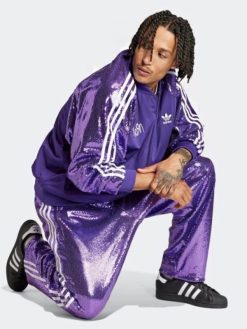 Order Now Unisex KoRn x Adidas Purple Track Jacket
