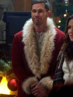 Catch Me If You Claus 2023 Luke Macfarlane Santa Red Coat