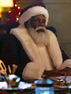 The Naughty Nine 2023 Danny Glover Santa Coat