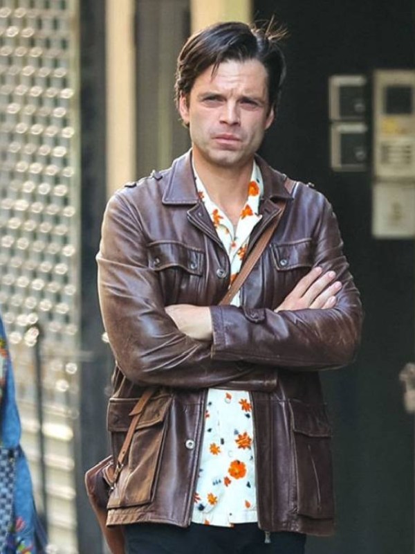 A Different Man 2024 Sebastian Stan Leather Jacket