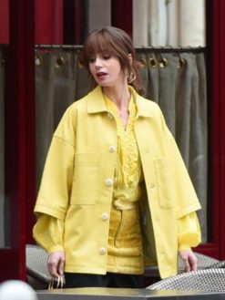 Emily Cooper TV Series Emily In Paris S04 Lily Collins Oversized Jacket
