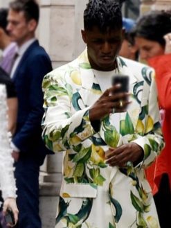Buy Samuel Arnold Emily in Paris S04 Julien Lemon Printed Blazer