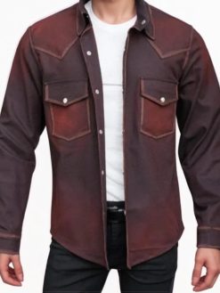 Shop the Glen Powell Twisters 2024 Tyler Owens Denim Shirt