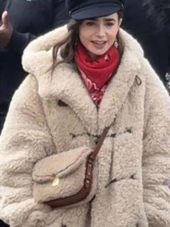 Lily Collins TV-Series Emily In Paris S04 Emily Cooper Hooded Jacket