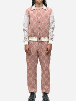 Emily In Paris S4 Samuel Arnold Coral Print Cardigan