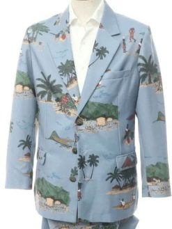 Julien Emily In Paris Season 04 Samuel Arnold Blue Palm Blazer