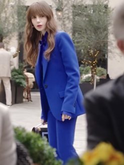 Emily in Paris S04 Lily Blue Suit