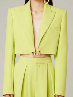 Mindy Chen Emily in Paris Season 04 Ashley Park Neon Cropped Jacket