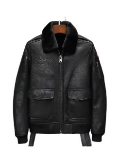 Mens Airforce Flight Embroidered Jacket