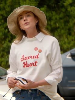 Shrinking S2 Christa Miller Sacred Heart Sweatshirt