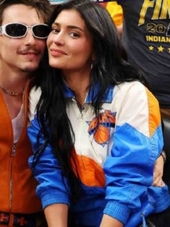 Kylie Jenner Knicks Game Vintage Jacket