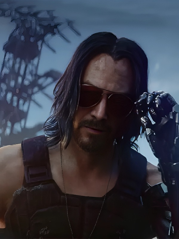 Cyberpunk 2077 Keanu Reeves Johnny Silverhand Vest Cyberpunk 2077 Keanu Reeves Johnny Silverhand Black Vest