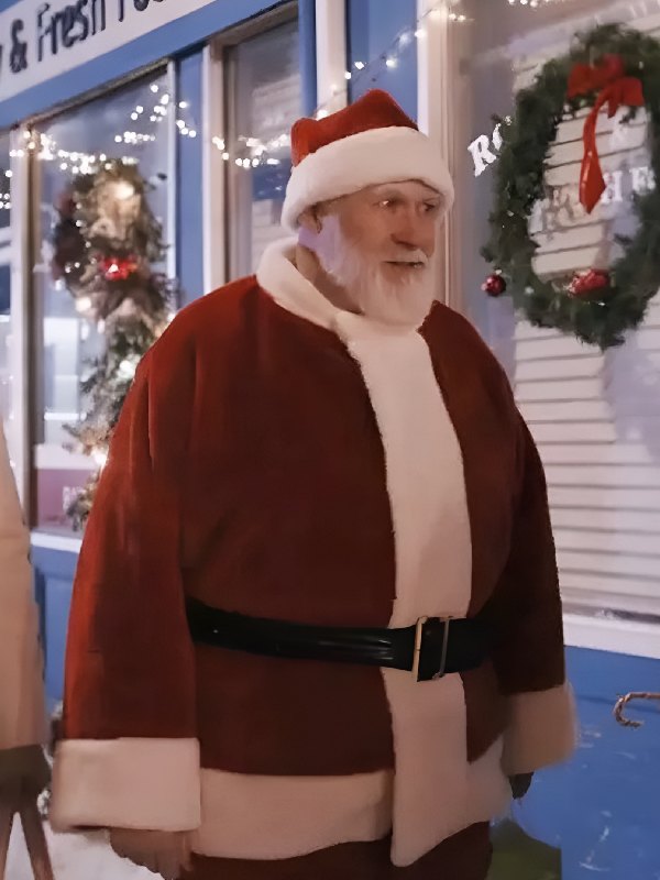 Everything Christmas George Masswohl Santa Red Coat Kris Kringle Film Everything Christmas 2023 George Masswohl Santa Claus Coat