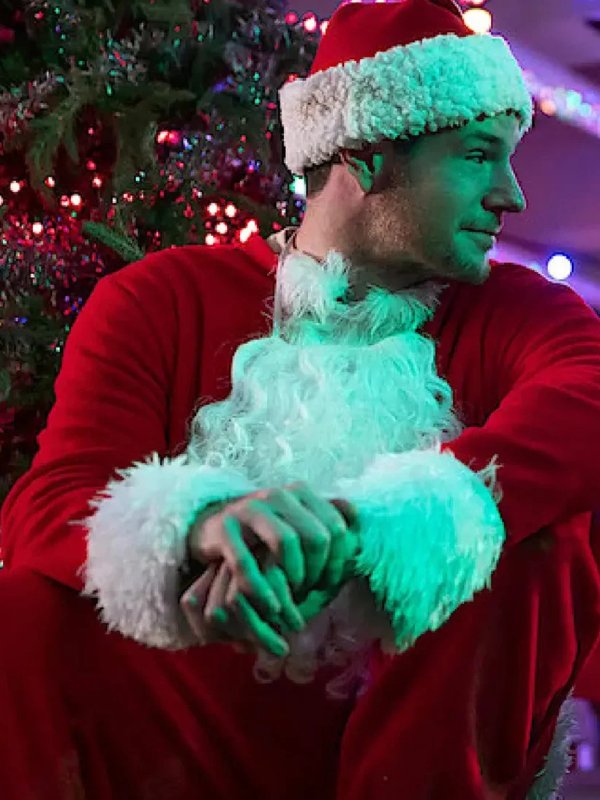 Jingle Bell Heist 2025 Connor Swindells Santa Claus Coat Jingle Bell Heist 2025 Connor Swindells Red Santa Claus Coat