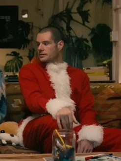Jingle Bell Heist 2025 Connor Swindells Santa Claus Coat