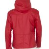 Men’s Christmas Cosplay Santa Claus Festive Red Snow Top Fur Bomber Jacket