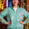 Taylor Swift Green Sequin Tracksuit