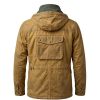 Shop Heart of the Beast 2026 Brad Pitt Cotton Field Jacket and Tan