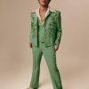Bruno Mars Green Western Suit