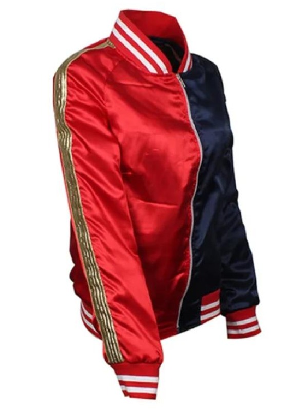 Buy-Halloween 2026 Harley Quinn Red-Black Jacket Halloween 2026 Harley Quinn Red-Black Jacket