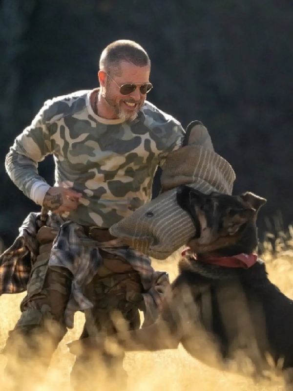 Heart Of The Beast 2026 Brad Pitt Long Sleeve Camo Sweatshirt For Sale Heart Of The Beast Brad Pitt Camo Sweatshirt-Wilson Jackets