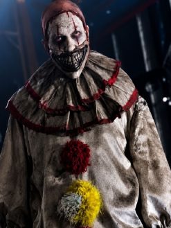 John Carroll Lynch 2026 American Horror Story S13 Twisty The Clown Grey Halloween Costume Suit