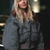 Sienna Miller War 2026 Fur Collar Bomber Jacket