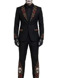 Day of the Dead Halloween Sugar Skull Tuxedo Suit